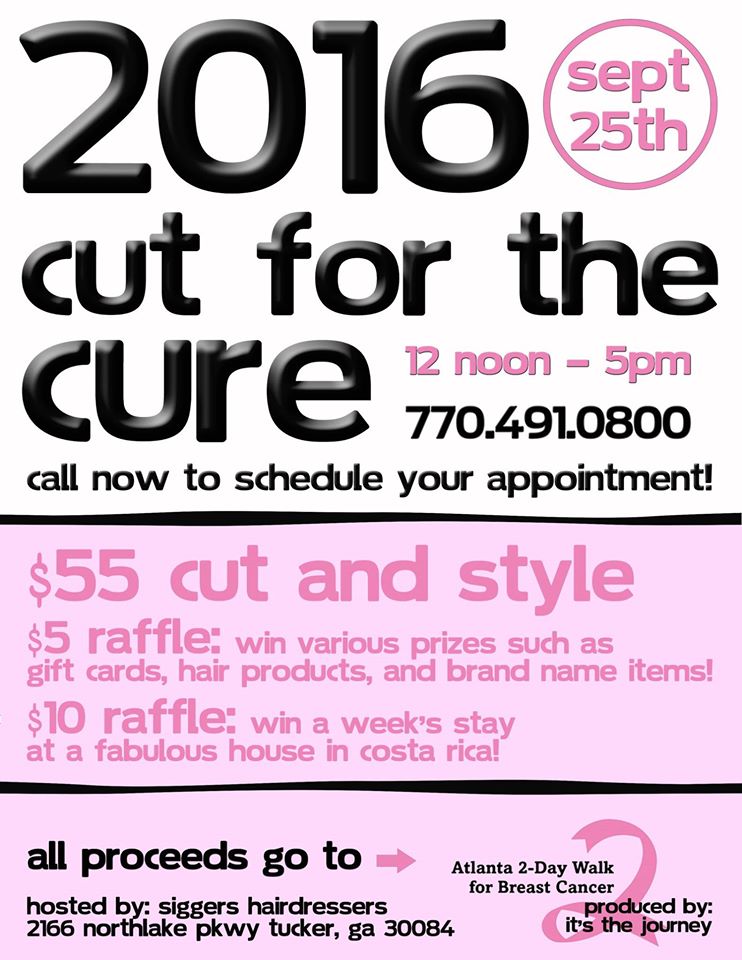 Siggers Cut for the Cure