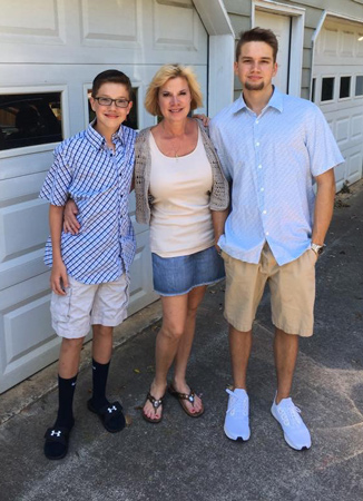 Teenage Son Spends Birthday Raising Money for Breast Cancer