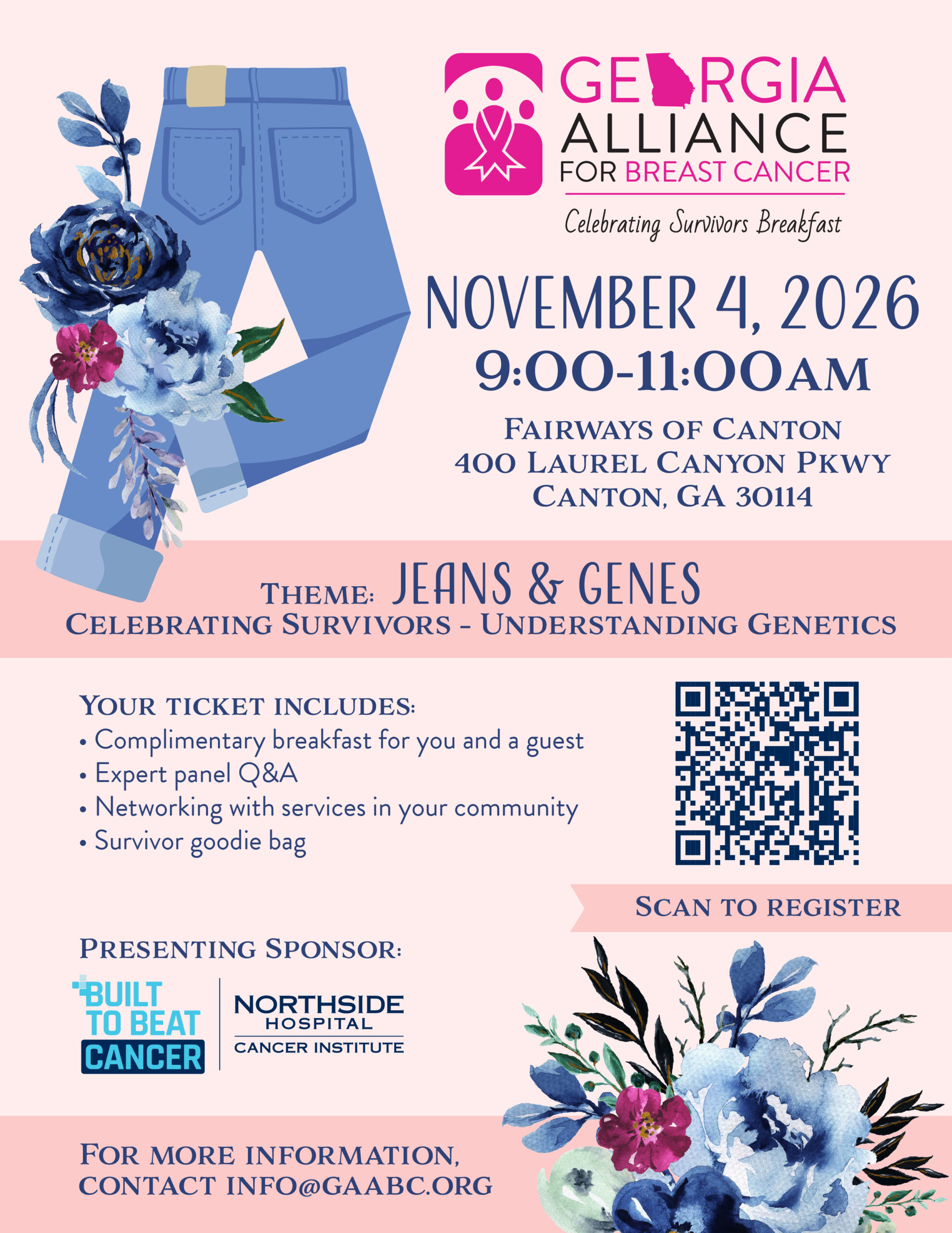 Celebrating Survivors Breakfast - November 2026