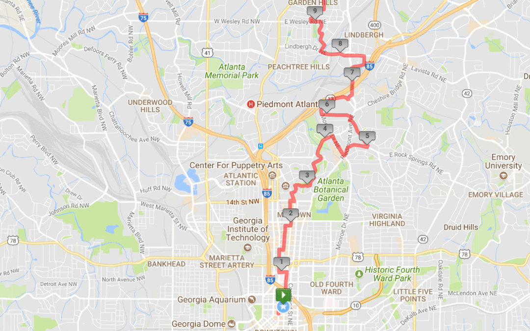 Route Released for the 2017 Atlanta 2-Day Walk for Breast Cancer!