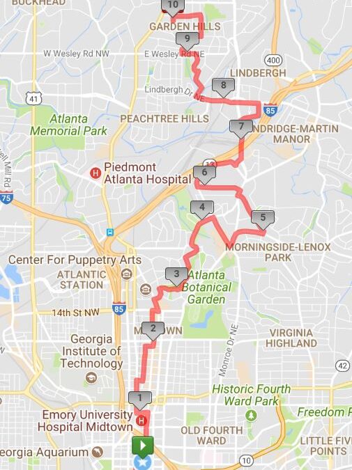 Route Released for the 2018 Georgia 2-Day Walk for Breast Cancer!