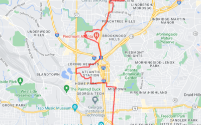 Route Preview for the 2022 Georgia 2-Day Walk for Breast Cancer!